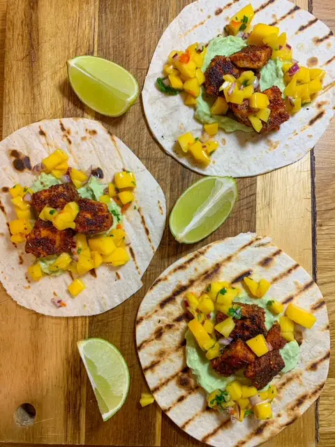 Cajun Salmon Tacos - Recipe By Documenting My Dinner
